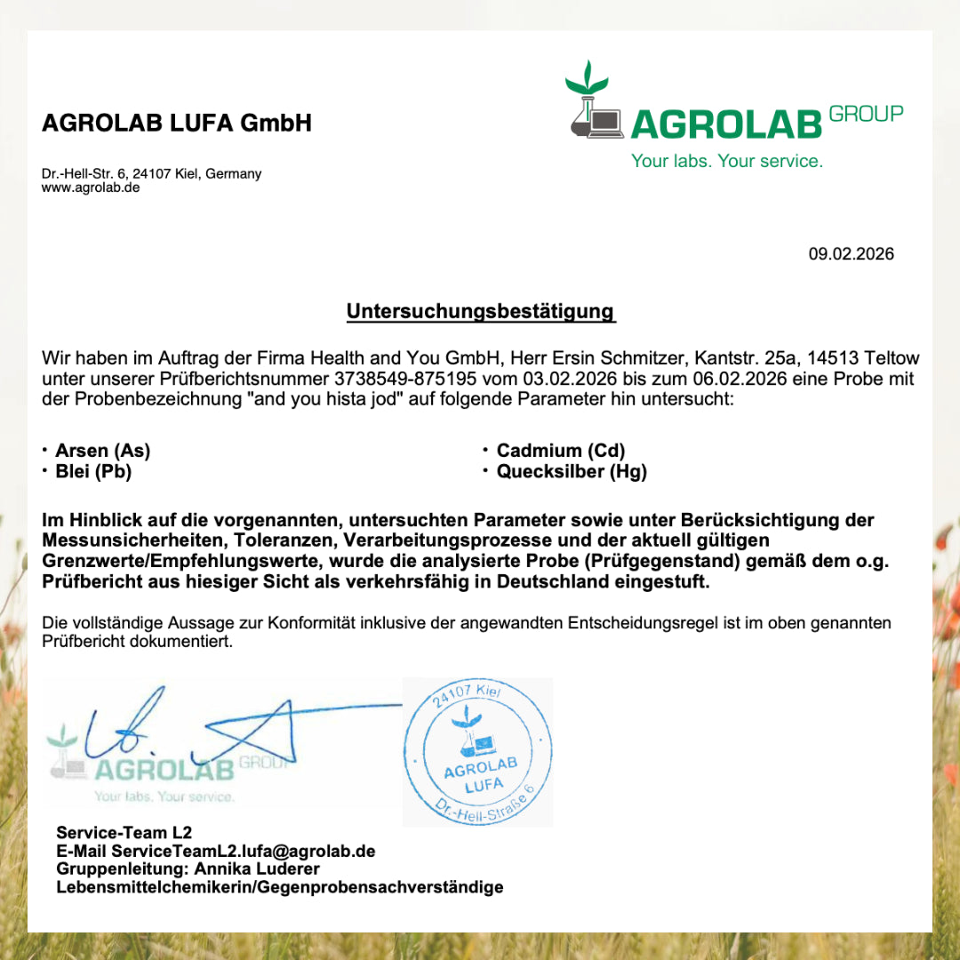 and you hista jod - 50 ml - Jodtropfen - Histaminarm