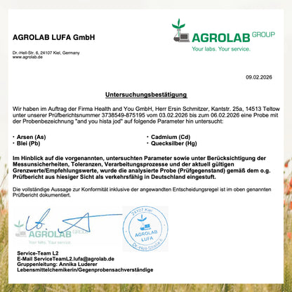 and you hista jod - 50 ml - Jodtropfen - Histaminarm