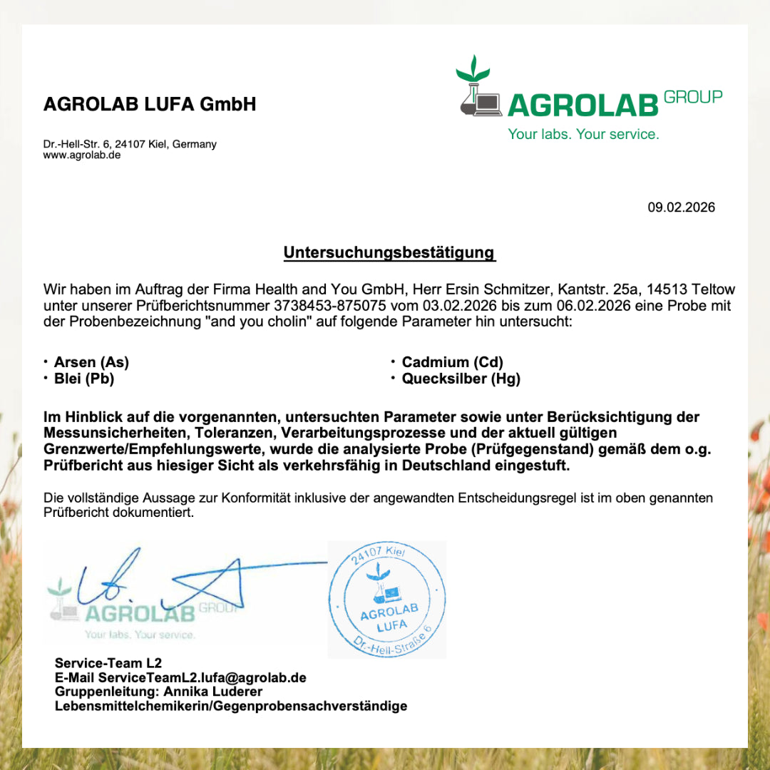 and you cholin mit Cognizin – 90 Kapseln