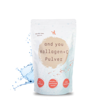 and you Kollagen+C Pulver 315 g - Marines Kollagen mit Vitamin C