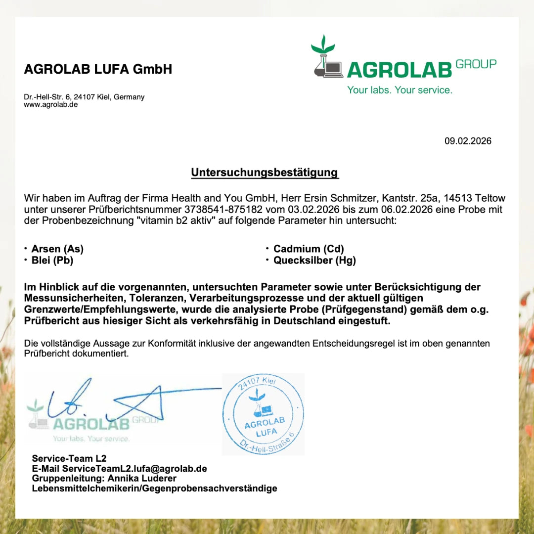 Vitamin B2 - 60 Kapseln