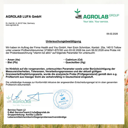 Vitamin B2 - 60 Kapseln