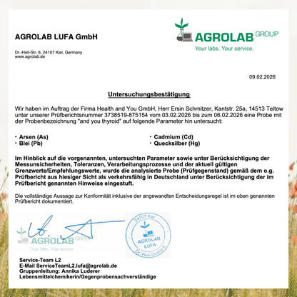 and you thyroid - 60 Kapseln -  Jod, Tyrosin & Astaxanthin