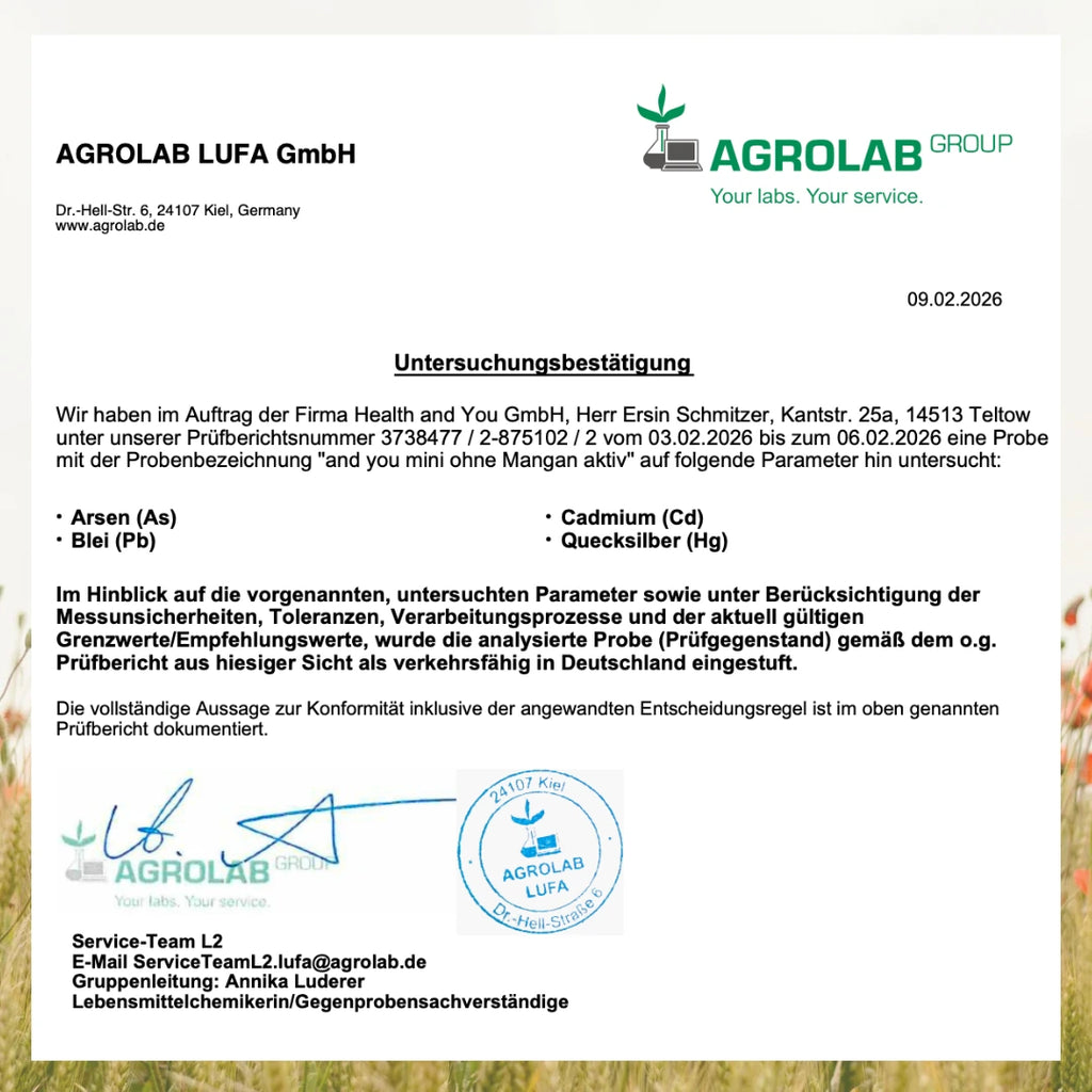 and you mini ohne Mangan aktiv 90 Kapseln mit Vitaminen & Mineralstoffen - Multivitamin Kinder