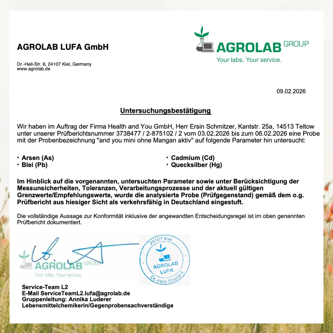 and you mini ohne Mangan aktiv 90 Kapseln mit Vitaminen & Mineralstoffen - Multivitamin Kinder