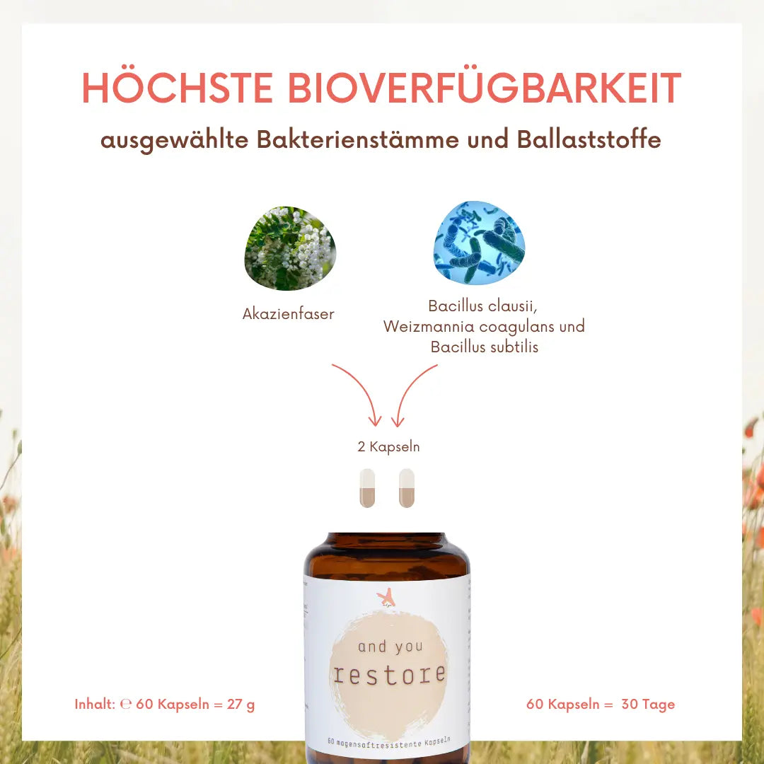 and you restore Probiotika - 60 Kapseln