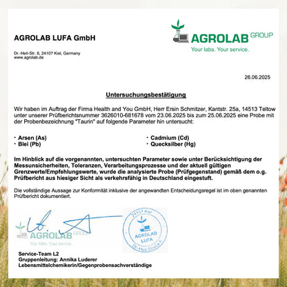 Taurin Kapseln - 120 Kapseln