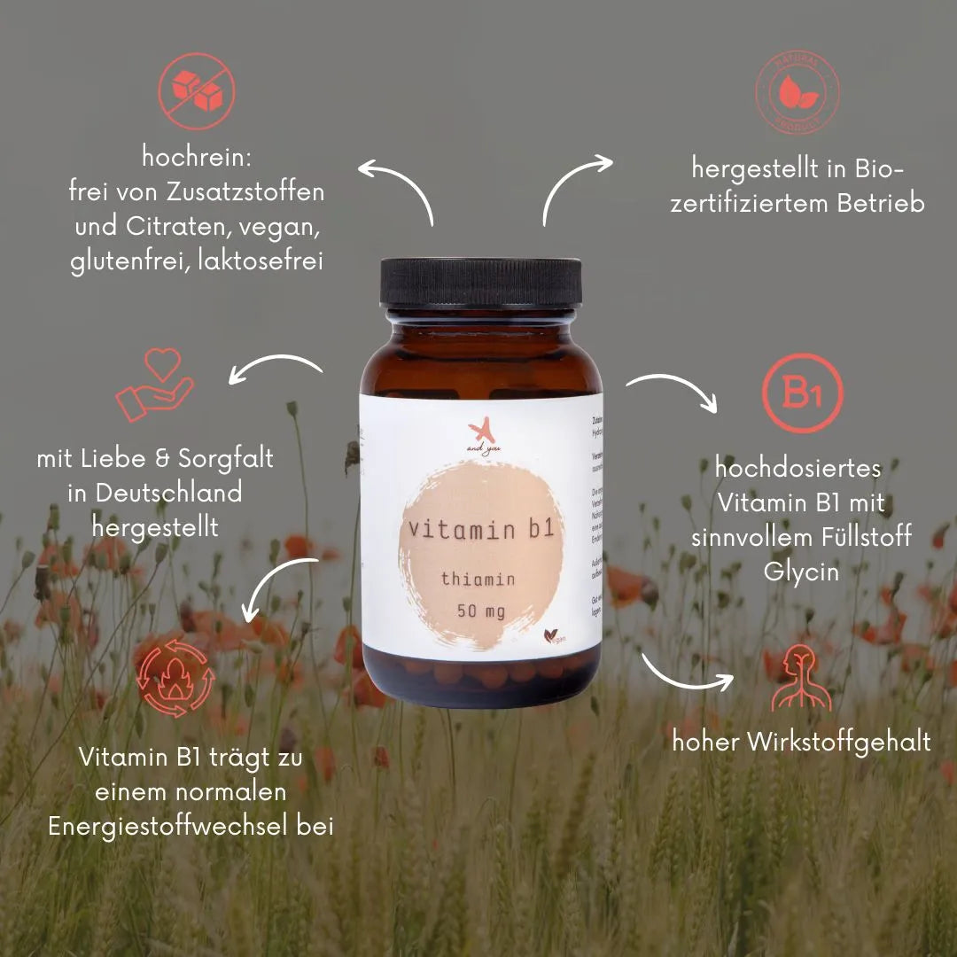 Vitamin B1 - 60 Kapseln