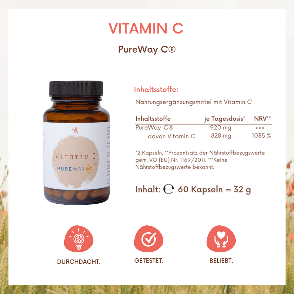 Vitamin C - PureWay C® - 60 Kapseln