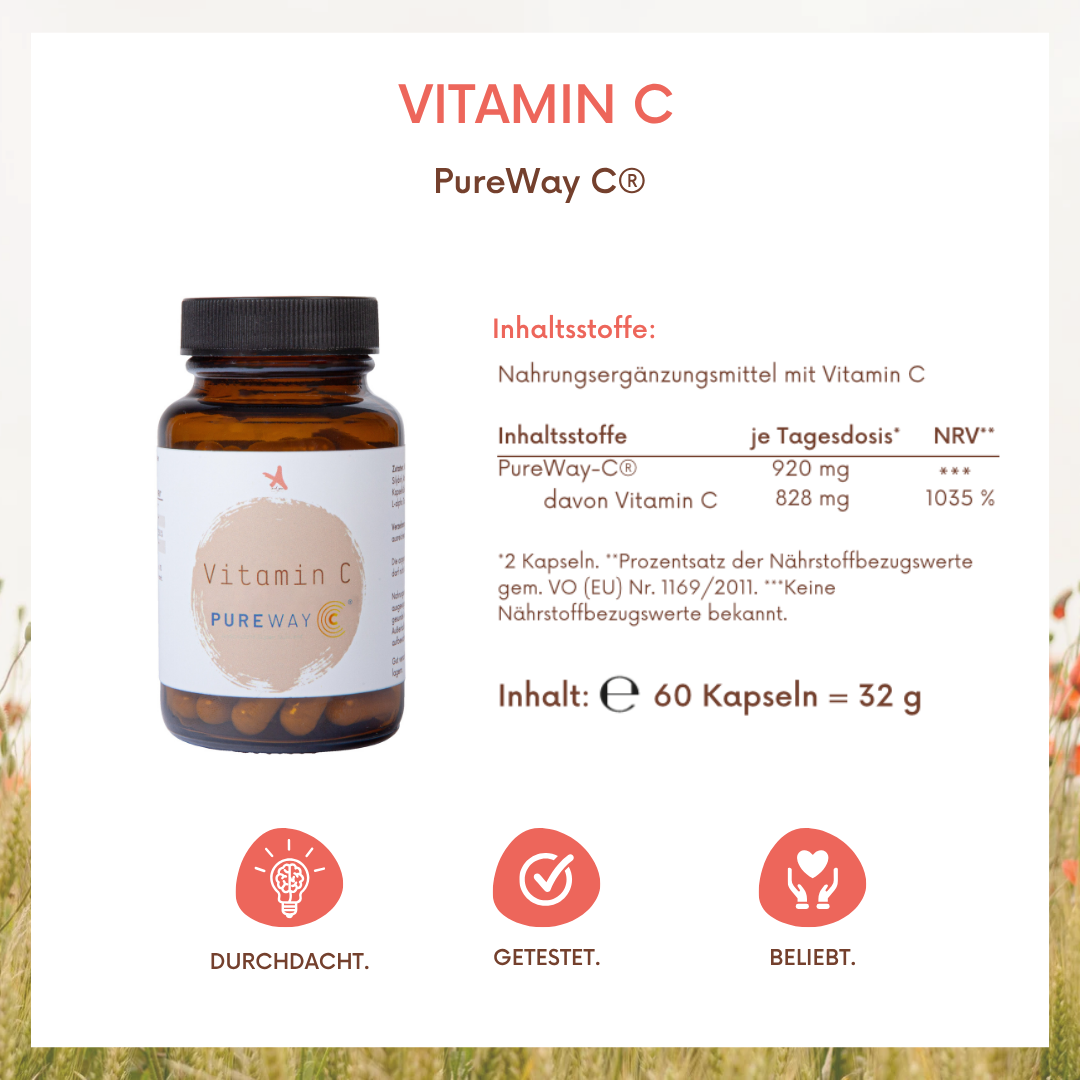 Vitamin C - PureWay C® - 60 Kapseln