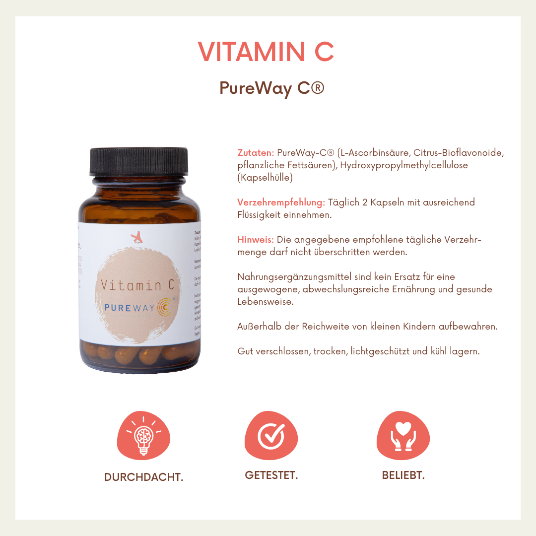 Vitamin C - PureWay C® - 60 Kapseln