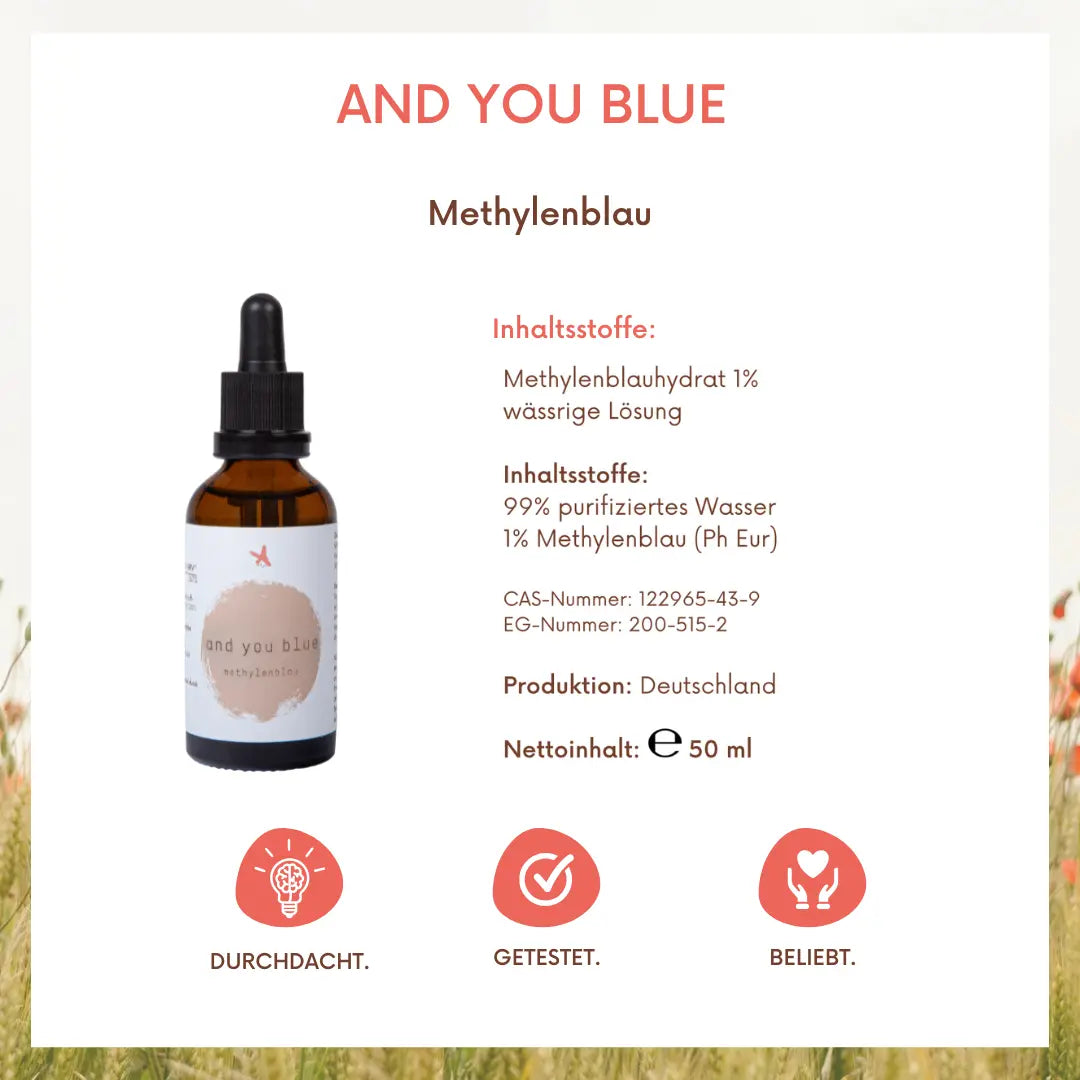 and you blue - Methylenblau - 50 ml