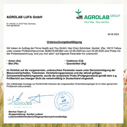 and you mini aktiv 90 Kapseln mit Vitaminen & Mineralstoffen - Multivitamin Kinder