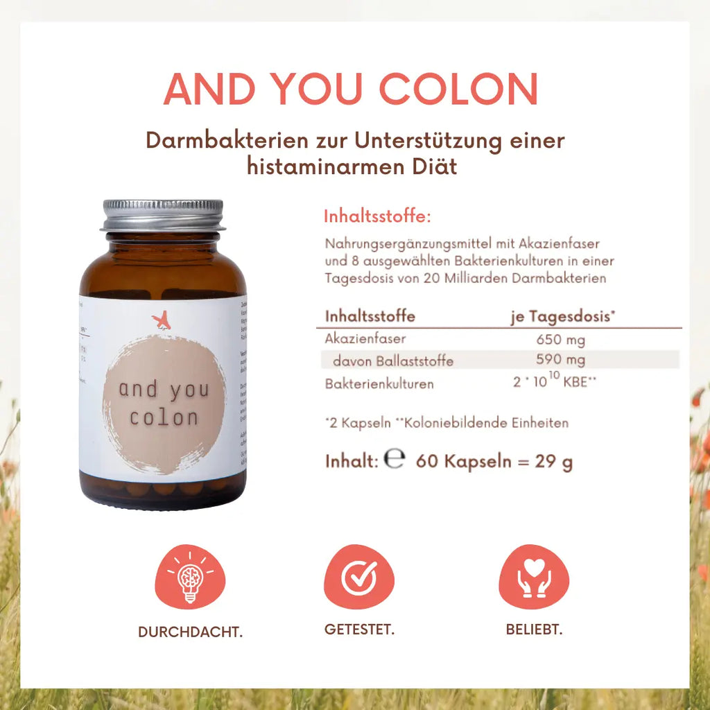 and you colon Probiotika - 60 Kapseln