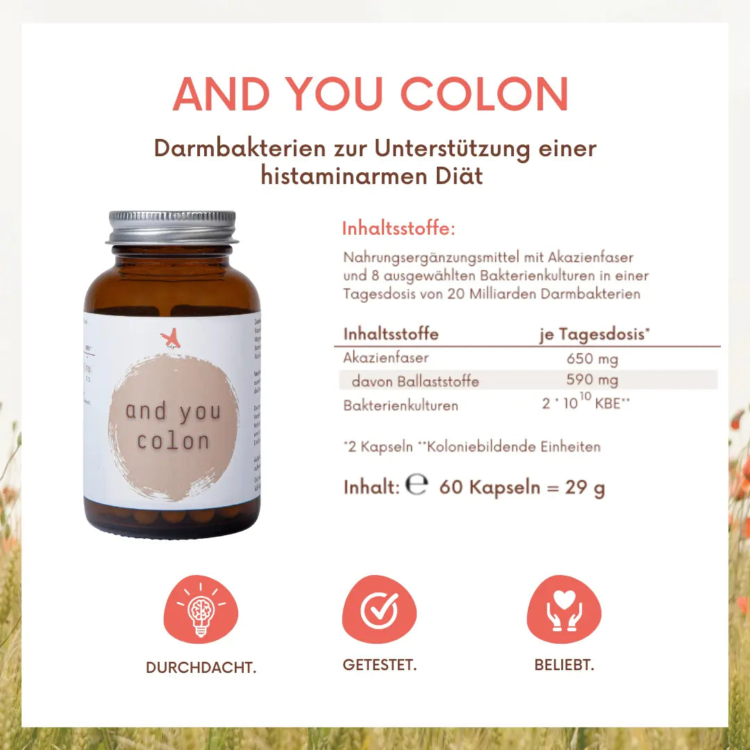 and you colon Probiotika - 60 Kapseln