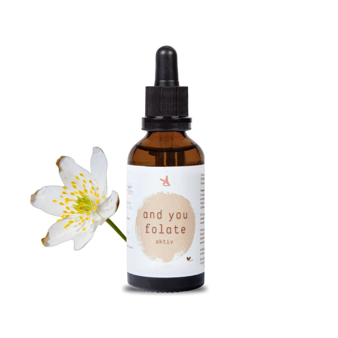 and you folate - 50 ml - aktive Folsäure (Vitamin B9) in flüssiger Form